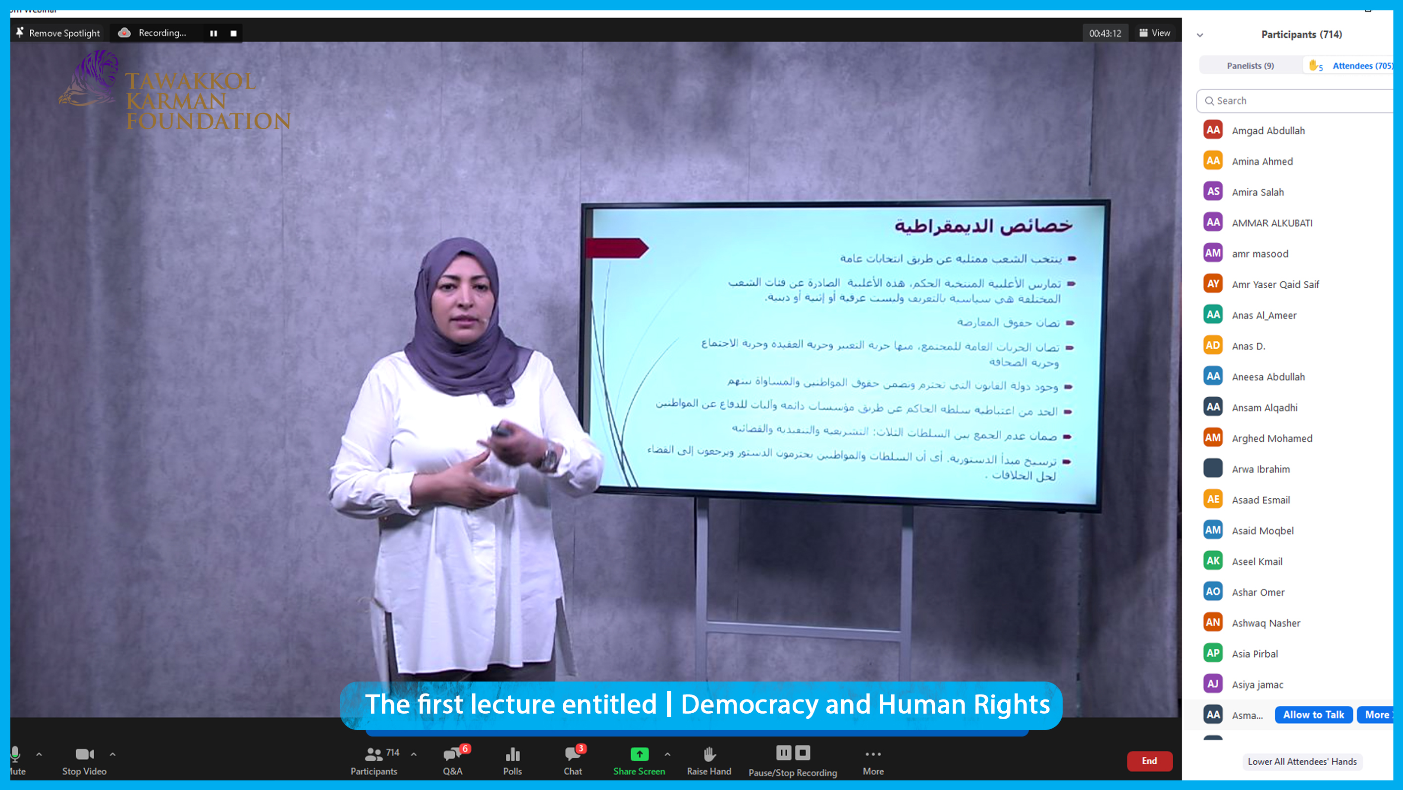 TKF inaugurates the second edition of the Diploma in Democracy and Peacebuilding