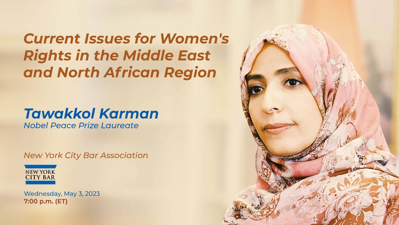 A call to action: Mrs. Karman heads discussion on advancing women's rights in MENA region