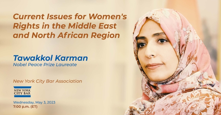 A call to action: Mrs. Karman heads discussion on advancing women's rights in MENA region
