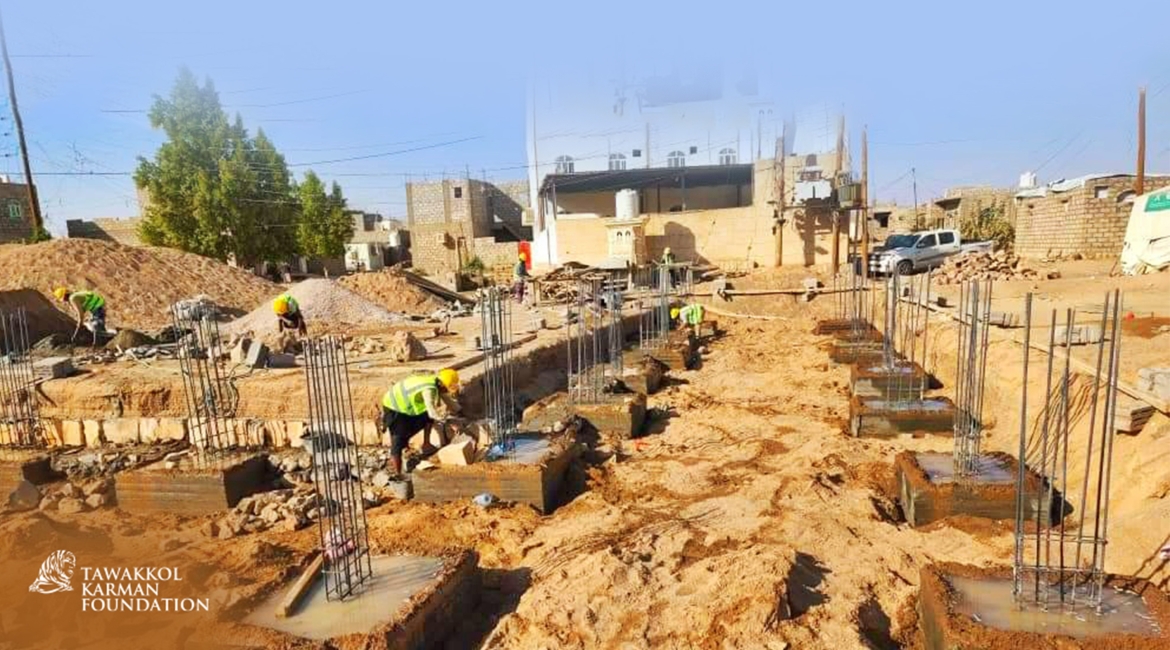 Tavakkol Karman Vakfı, Ma’rib İli’ndeki Nashvan Al-Hamiry Okulu İnşaat Projesinin Uygulamasına Başlıyor