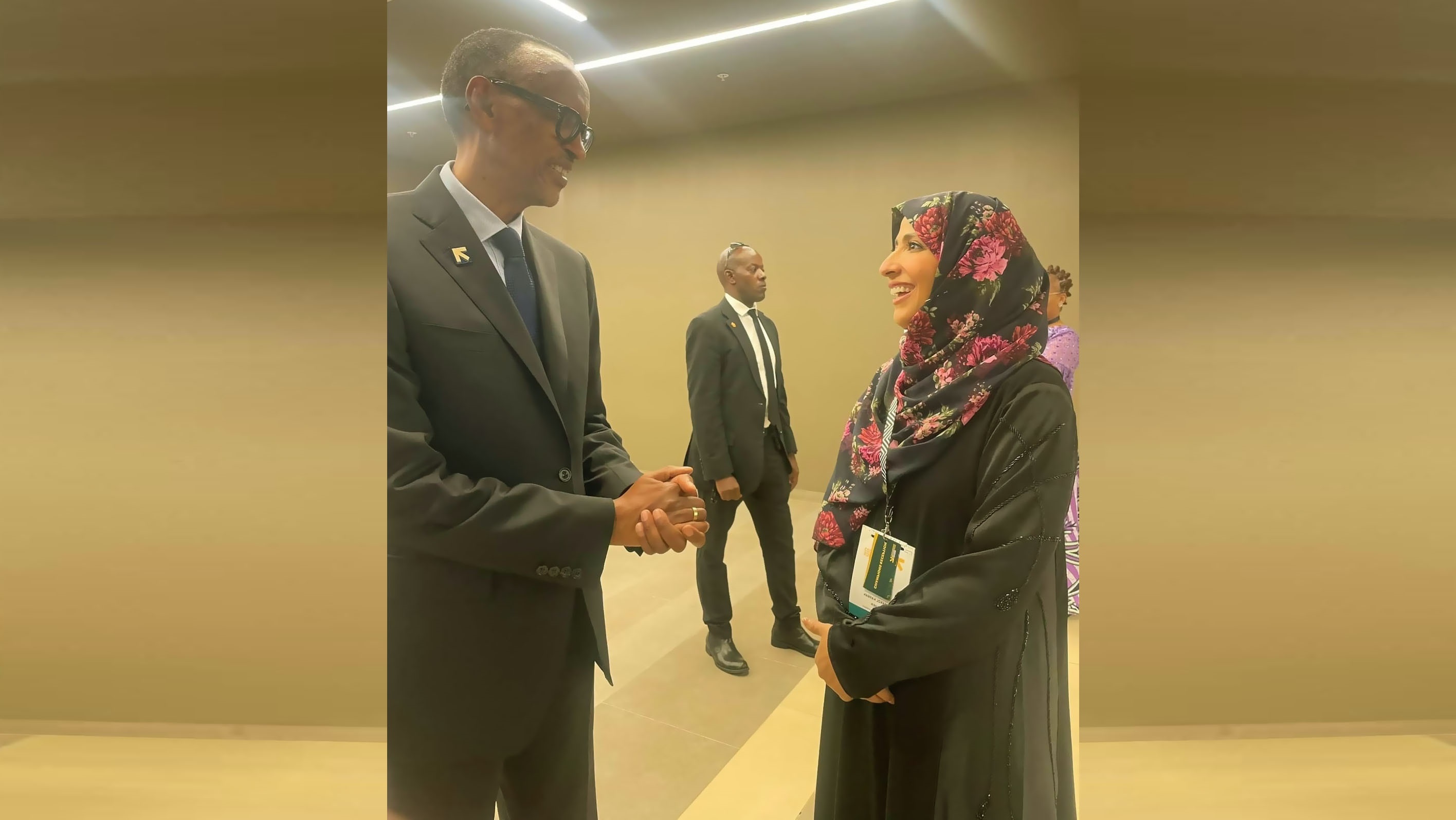 Tawakkol Karman meets President Kagame during Women Deliver 2023