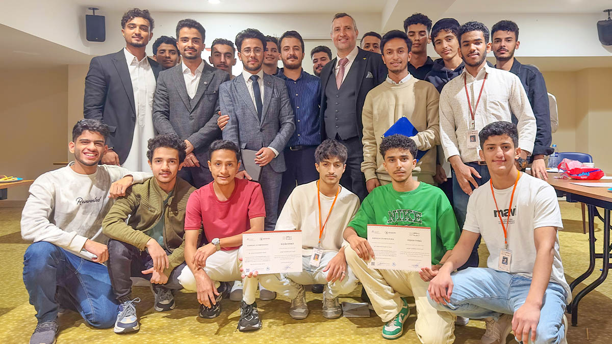 Yemeni Youth Forum concludes "Nokhba" training program sponsored by TKF