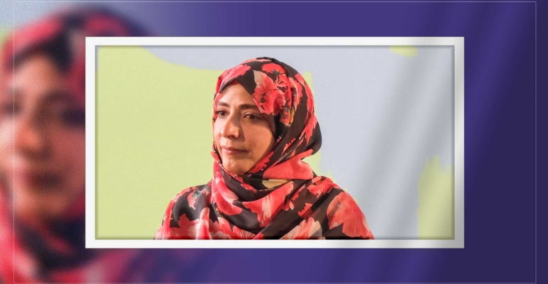 توكل كرمان في مهرجان الفن من أجل السلام ببرجامو: الفن أداة فعّالة في مواجهة الاستبداد