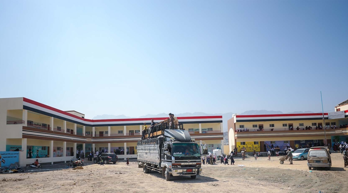 Tavakkol Karman Vakfı, Taiz’de Belqees Eğitim Kompleksi’nin açılışına hazırlanıyor