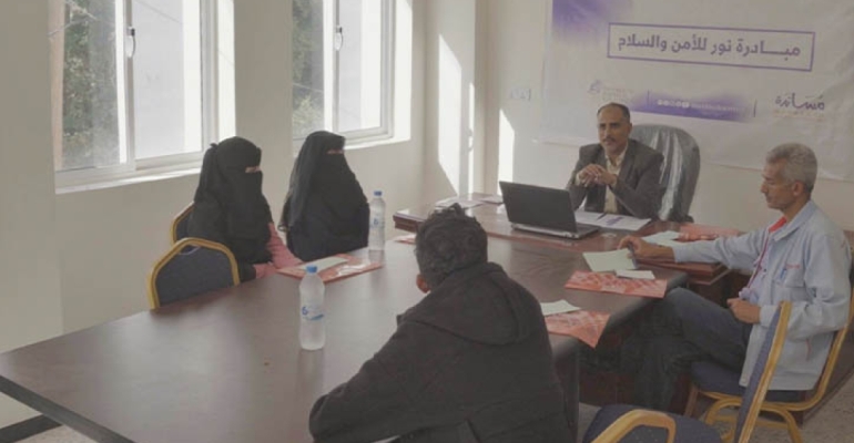 Tavakkol Karman Vakfı, Taiz’de yürütülen “Nur: Güvenlik ve Barış İçin” girişimini destekliyor